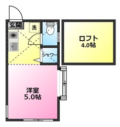 エアプレイス元住吉の物件間取画像